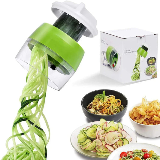 Spiralizer Vegetable Fruit Slicer Adjustable Spiral Grater Cutter